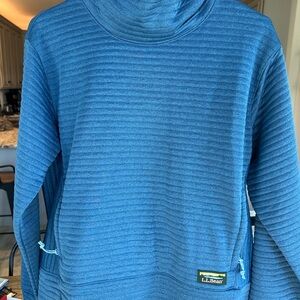 L.L. Bean Textured Blue Sweater NWOT